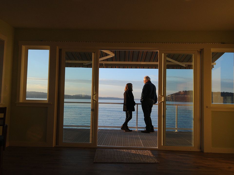 Deck off living room