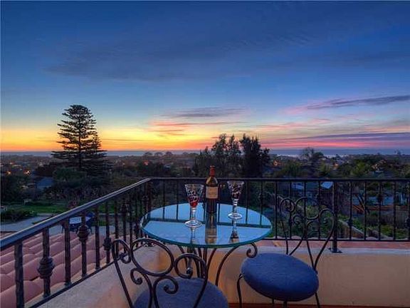 Enjoy the sunsets from your balcony.