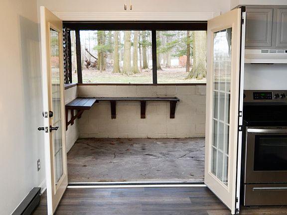 View from Kitchen out to Patio