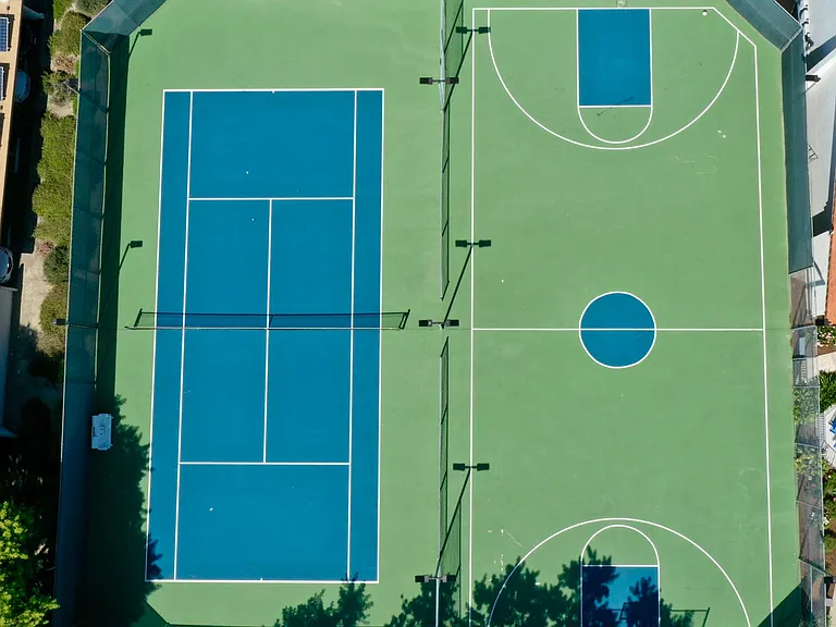 Basketball and Tennis Courts