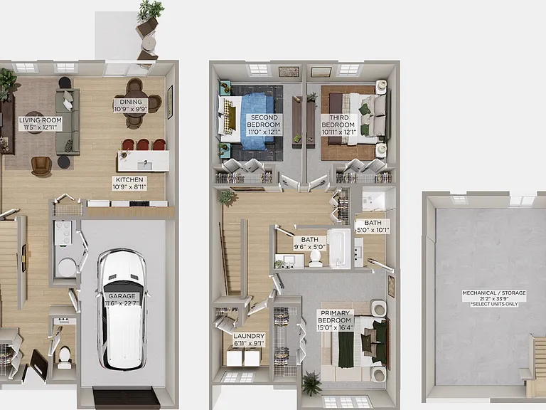 Summit 3 Bed 2.5 Bath Townhome Summit 3 Bed 2.5 Bath Townhome