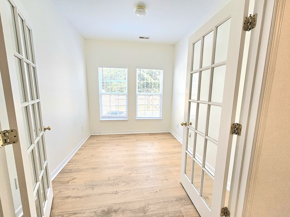 Den with French Doors