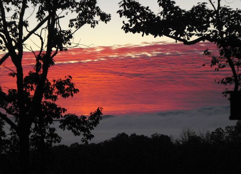 Sunrise in the Mountains