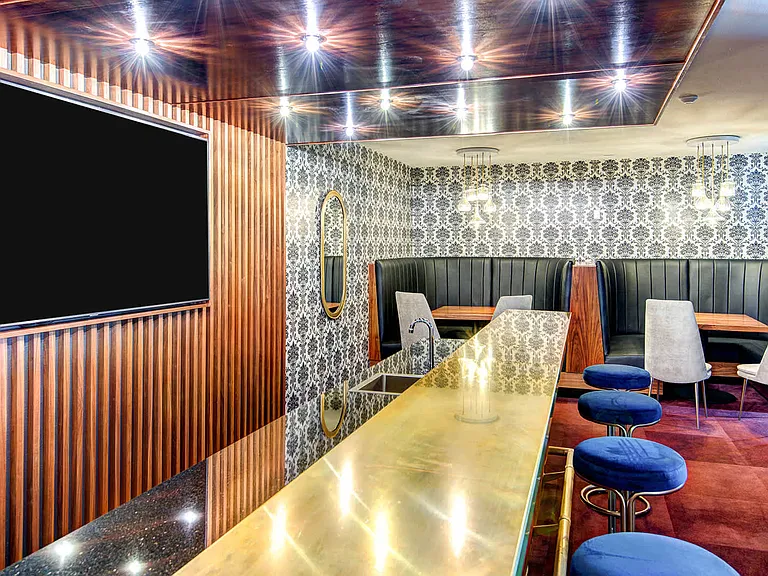 Speakeasy-Inspired Resident Lounge