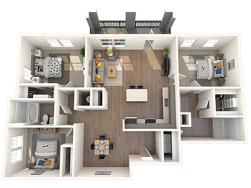 Floor plan The Town 1