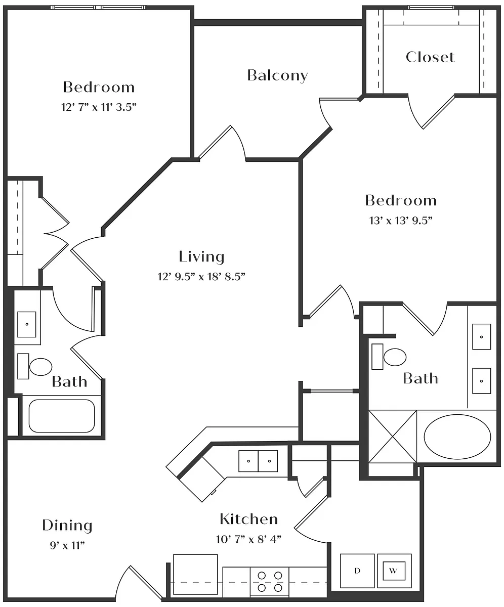 Floor plan B3