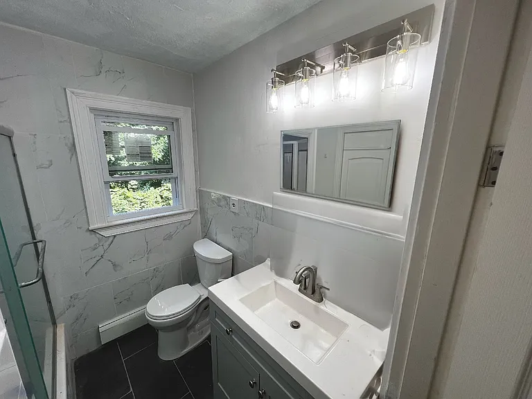 Completely brand new bathroom! From the ground up everything is completely new in our modern bathroom!