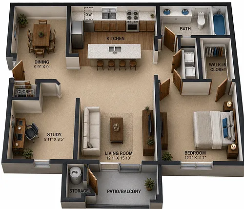 Floor plan Gabriel