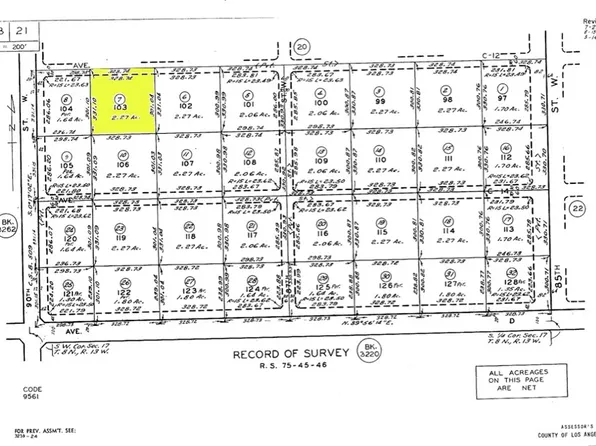 0 Vac Avenue C12 Vic #89, Lancaster, CA 93536