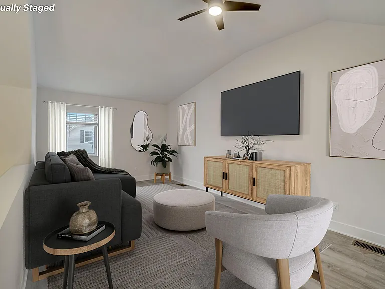 loft with virtual furniture