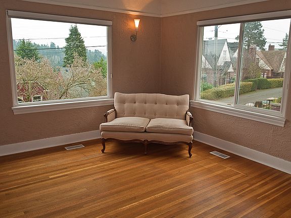 Hardwood floors throughout the main level.