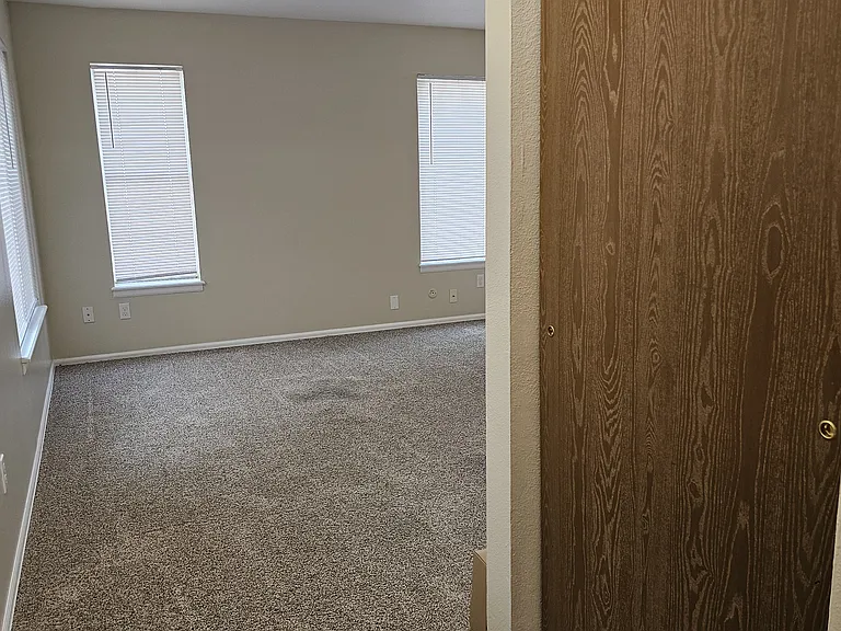 View from front door into living room