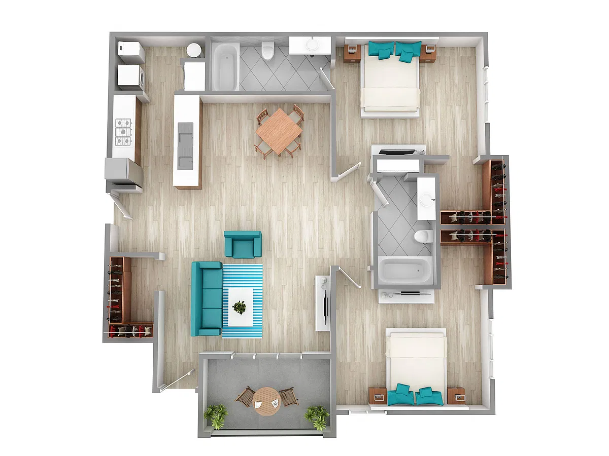 Floor plan B2A