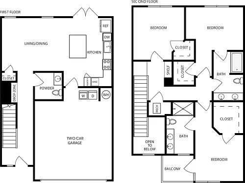 Floor plan TH-201