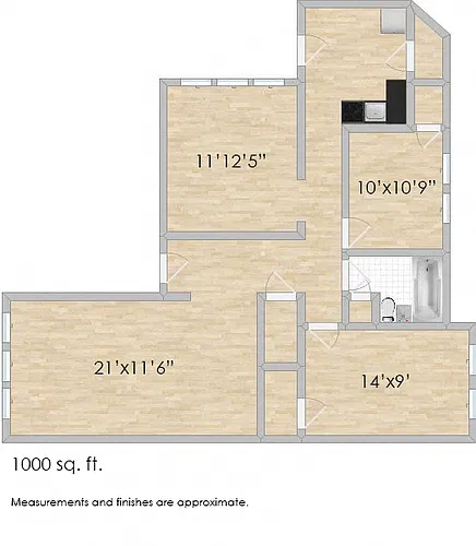 Floor plan 4 6