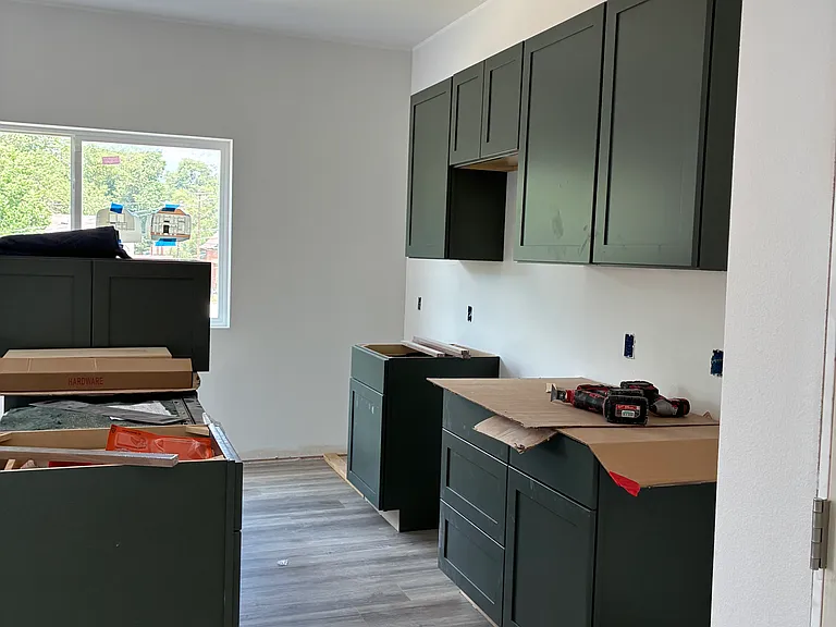 Kitchen (pending appliance and countertop install).