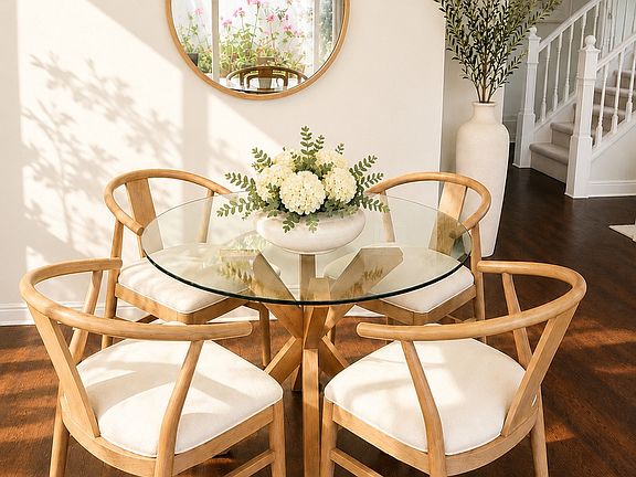 Virtual staging - no furniture included.