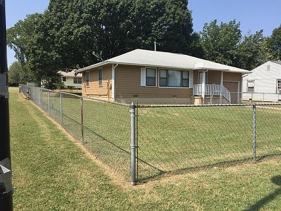 Large fenced yard