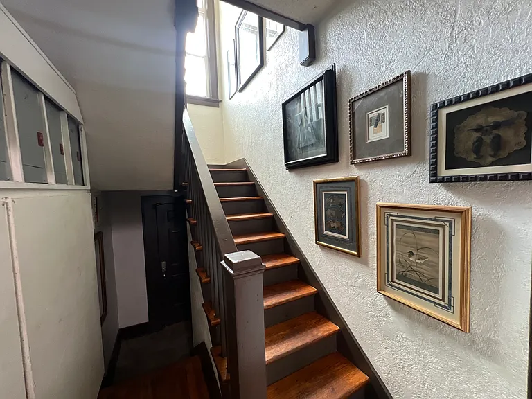 Back stairs to second floor