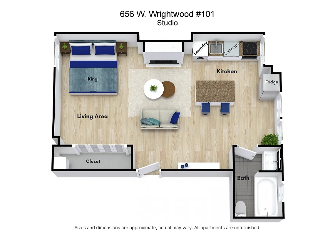 Floor plan Studio