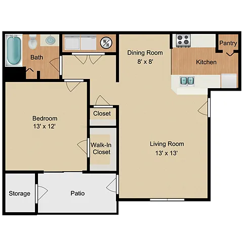 Floor plan The Rose