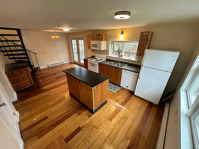 view of kitchen as you enter from outside