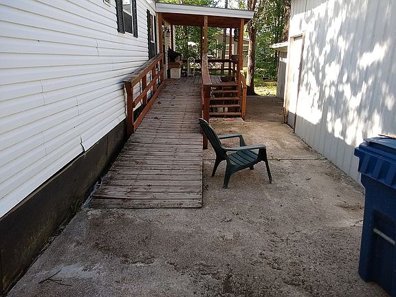 Patio and ramp