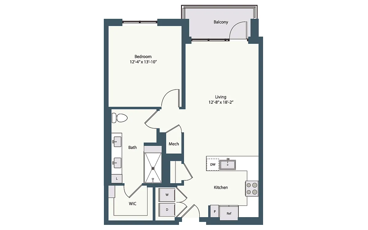 Floor plan 1B1