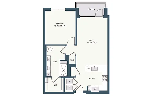 Floor plan 1B1