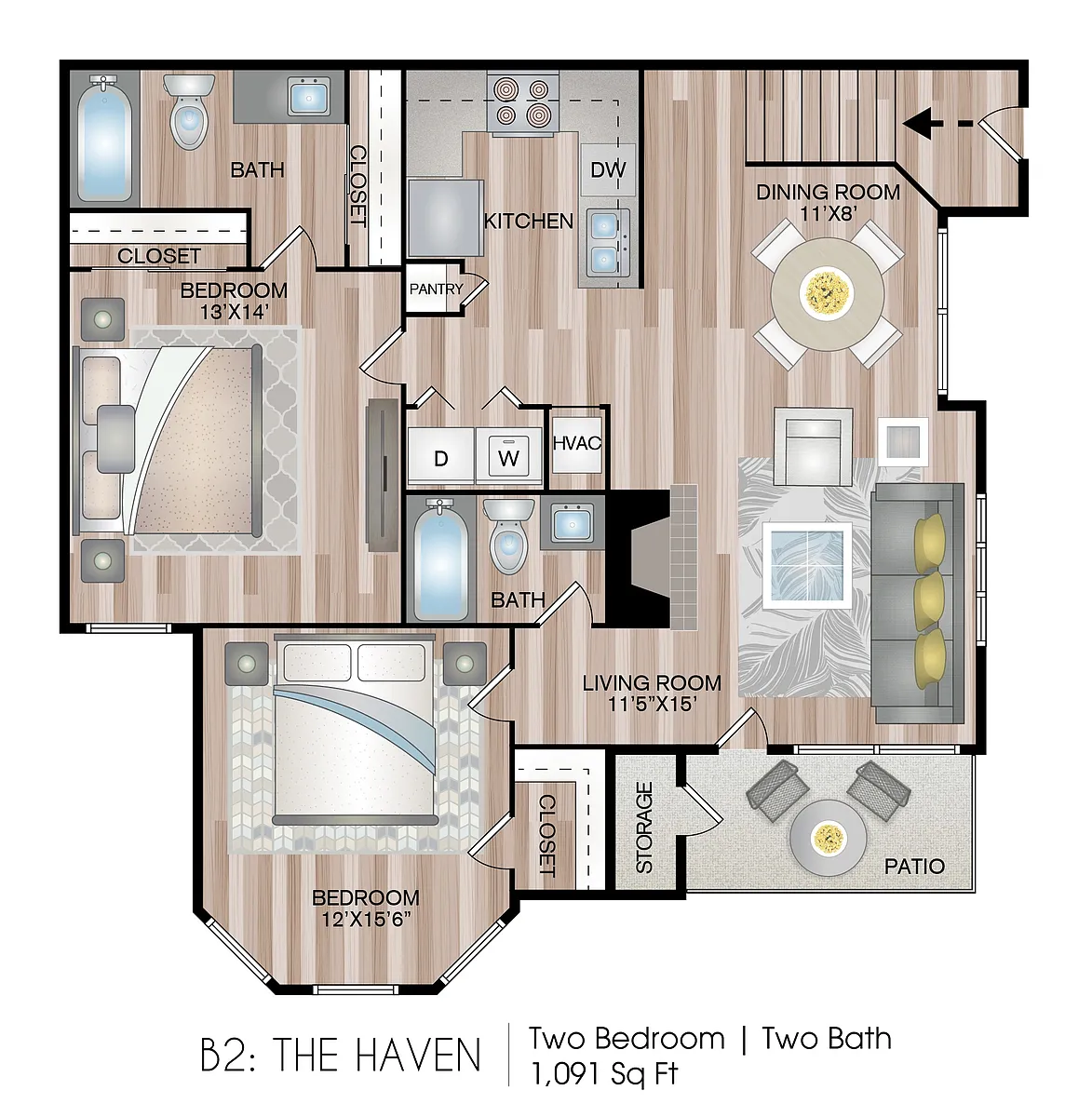 Floor plan The Haven