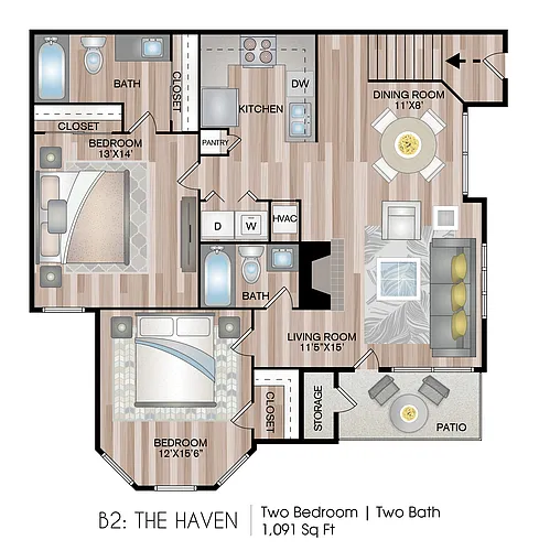 Floor plan The Haven