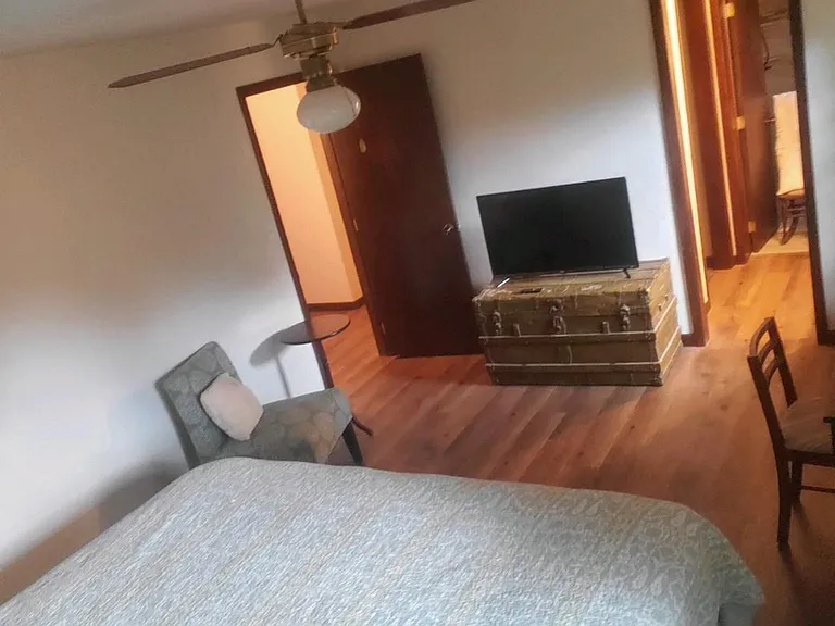 View of Master Bedroom showing entry to Master Bath and closet and entry to hall.