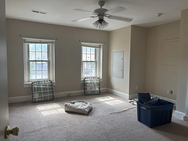 South Bedroom. 14'x15'. Laminate floor to be installed.