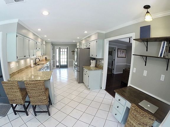 Large eat-in kitchen.