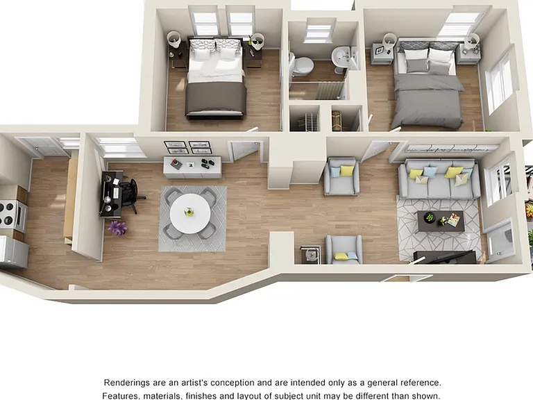 2 Bedroom | 1 Bathroom 2 Bedroom | 1 Bathroom