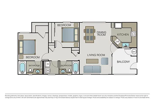 Floor plan Del Bellagio