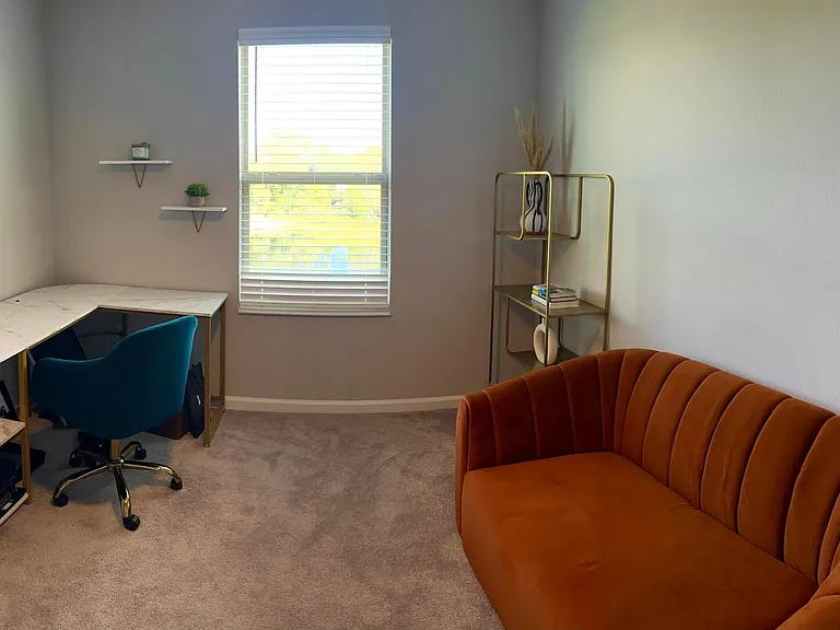Fourth bedroom located upstairs. Can be used as home office