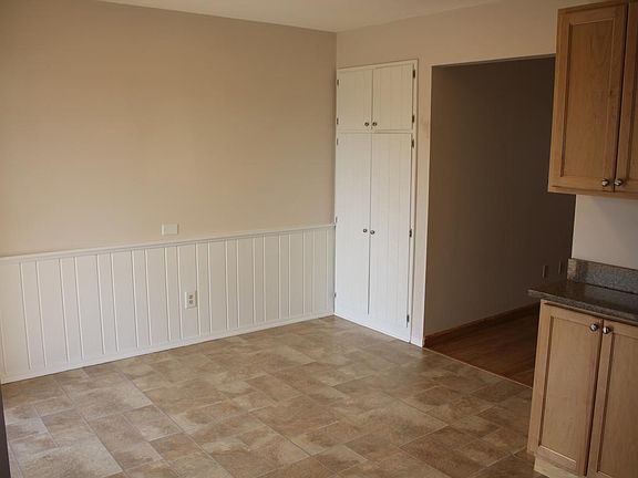 Eating area off of the kitchen