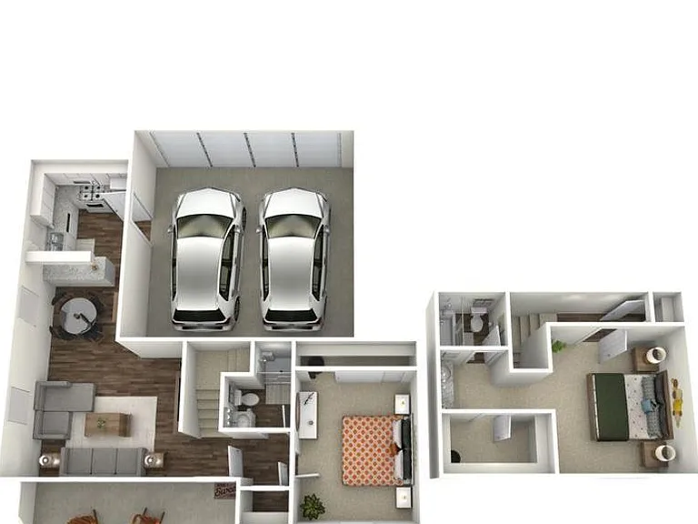2 Bedroom 2 Bath Townhome