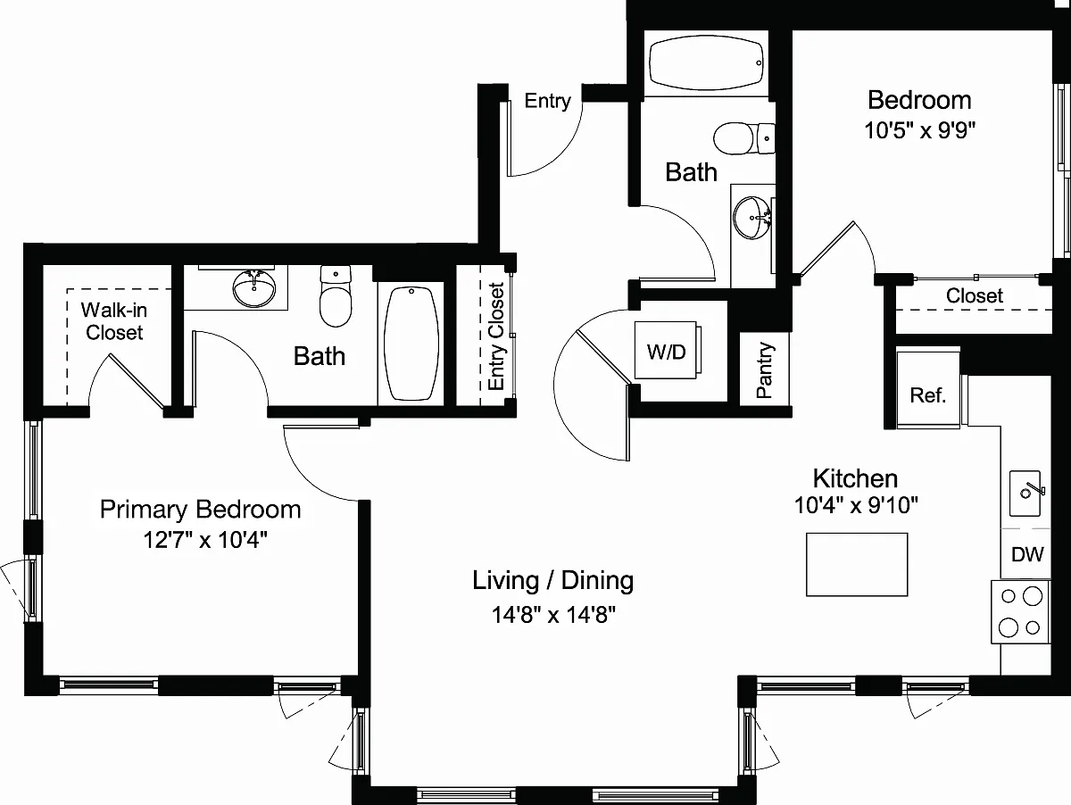 Floor plan B1