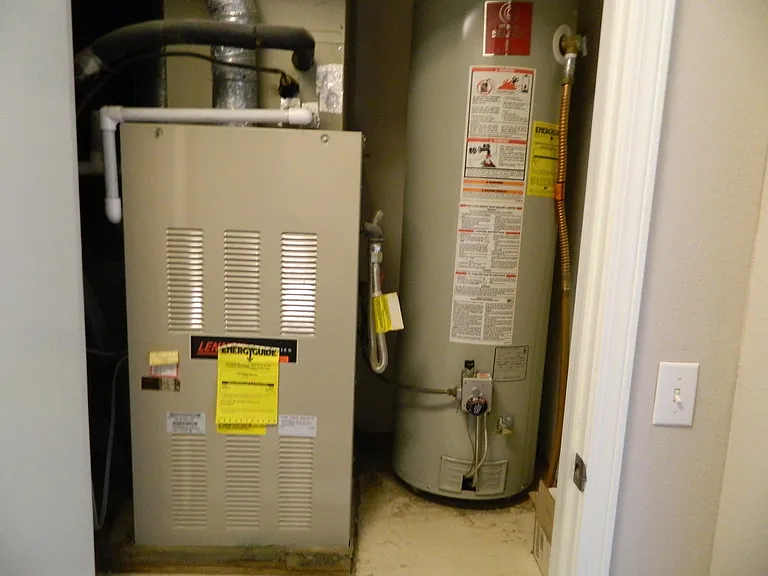 gas furnance and hot water heater