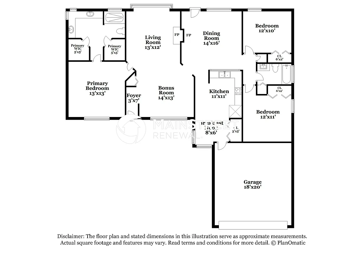 Floor Plan - 7811 Collins Ridge Blvd E