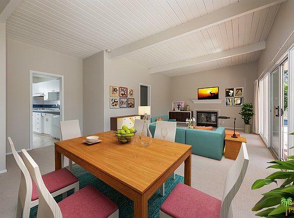 Virtually Staged Dining Area