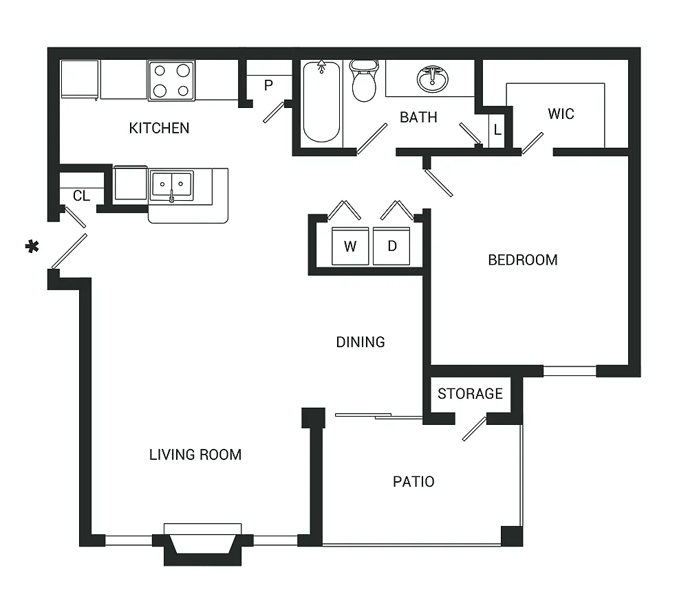 Floor plan Caroline