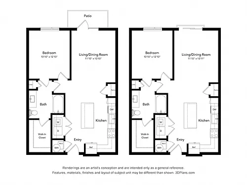 Floor plan A4 Income Restricted