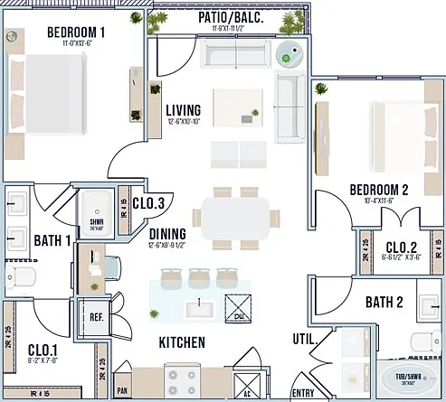 B1 | 1001 sq ft B1 | 1001 sq ft