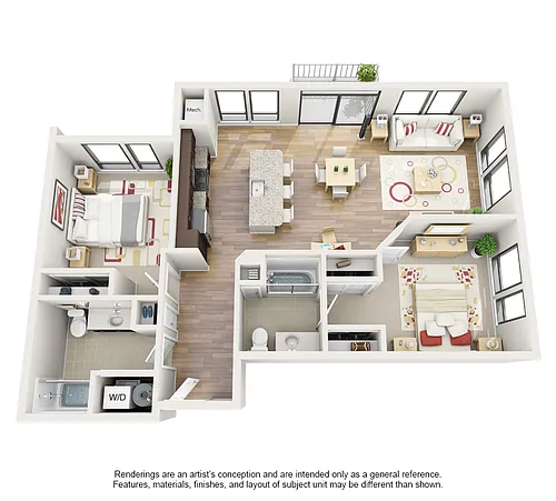 Floor plan The Segal