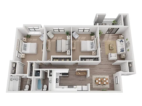 Floor plan 3X2 A
