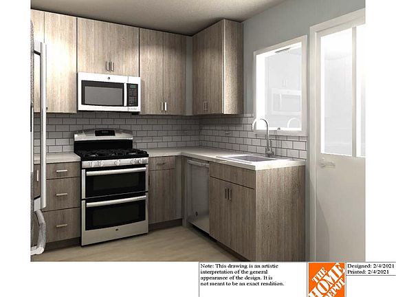 The kitchen is precisely this photo.