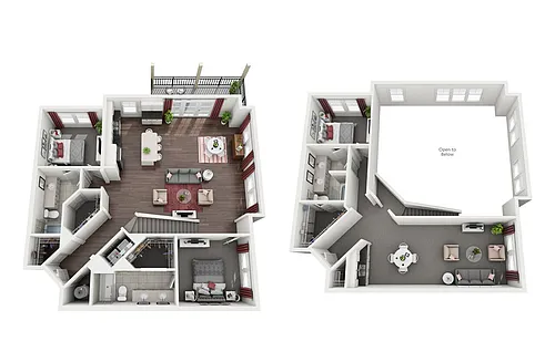 Floor plan C1 ALT 4 - 3 bed 3 bth (4764c1